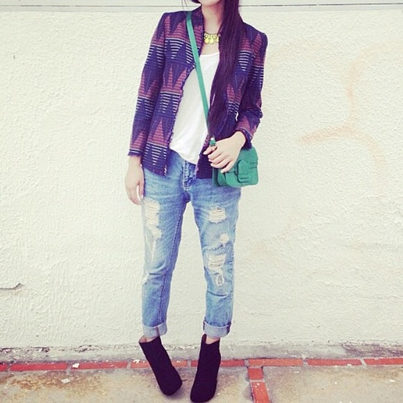 Ethnic pattern blazer - Picture 2 of 4