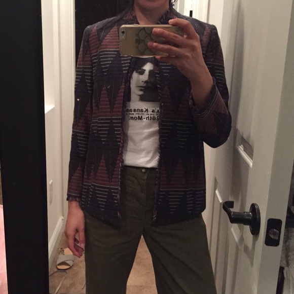 Ethnic pattern blazer - Picture 3 of 4