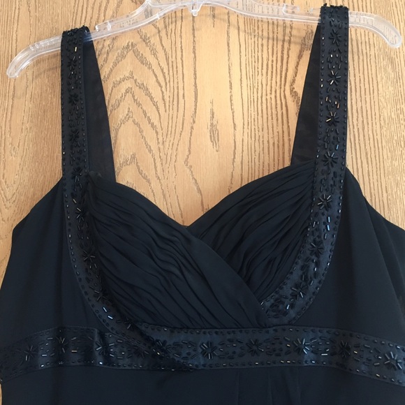 Black Beaded Cocktail Dress