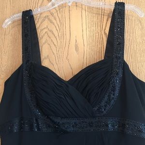 Black Beaded Cocktail Dress