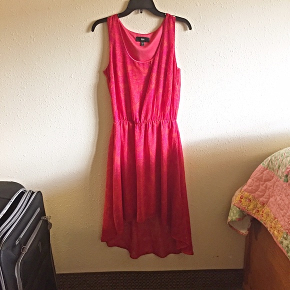 Mossimo Red High-Low Dress - Picture 3 of 4