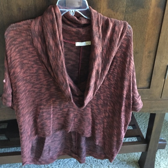 Lush by Nordstrom Cowl Neck Sweater Top