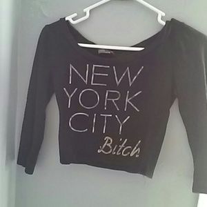 Black long sleeve shrit