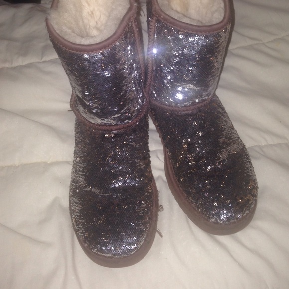 AUTHENTIC SEQUIN UGGS