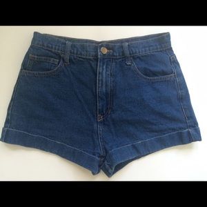 High-Wasted Jean Shorts