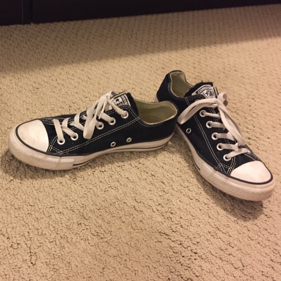 Black and white converse