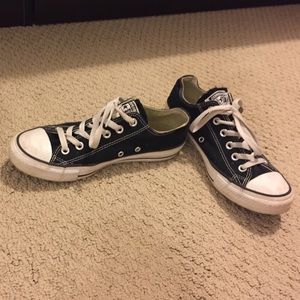Black and white converse