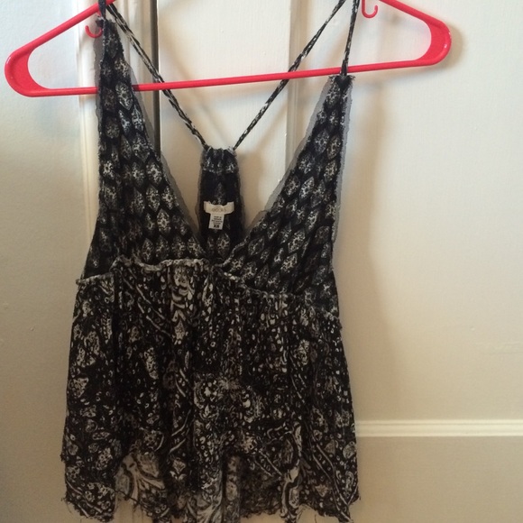 Urban outfitters plunging V tank top