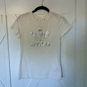 Adidas White Tee