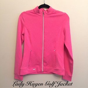 Lady Hagen Golf Pink Jacket Full Zip
