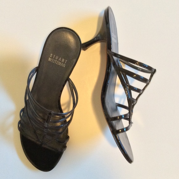 Stuart Weitzman Shoes - Black Stuart Weitzman Cage Heels