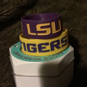 LSU rubber bracelets