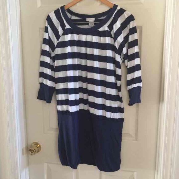 NWT Navy Striped Tunic