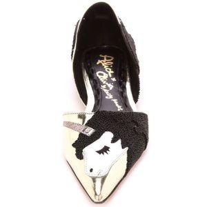 Alice +Olivia Lilith Unicorn d'Orsay Flats