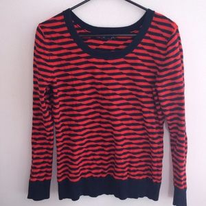 Navy & Red Gap Sweater