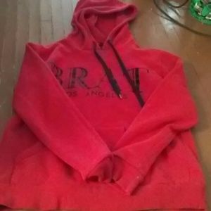 Red and black brat hoodie