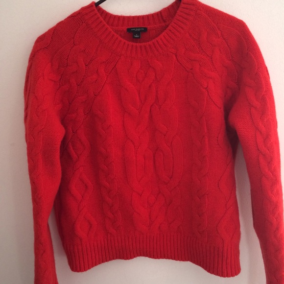 Ann Taylor Cableknit Wool Sweater