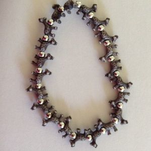 Gray giraffe bracelet