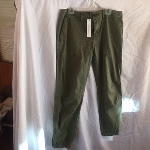 Sanctuary army green cargo joggers size 27