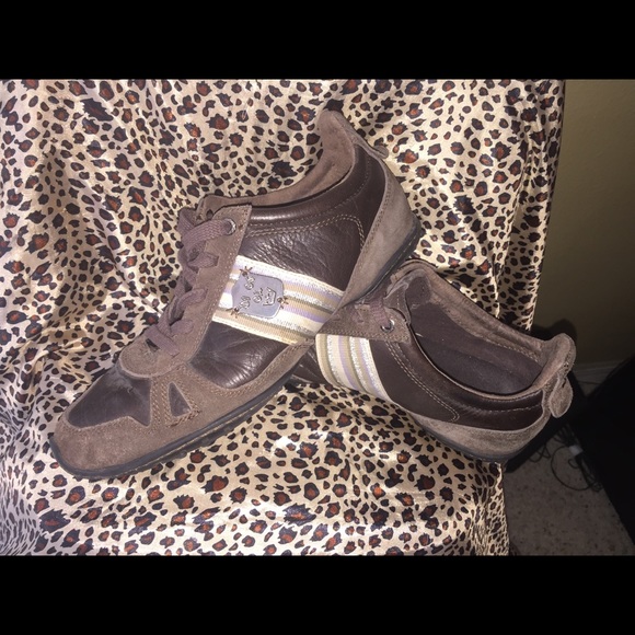 Diesel sneakers with normal signs of use.