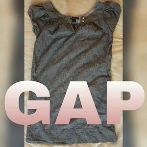 ?AVAILABLE ?GAP chambray pocket mini dress xs 0 2