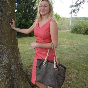 J. Crew Coral Professional Dress