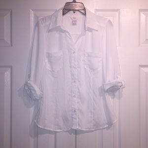 White Sheer Blouse