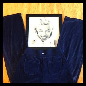 Michael Kors Velour sweats. Wide leg