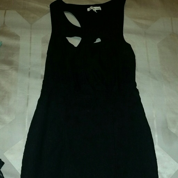 Black cutout dress