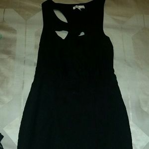 Black cutout dress