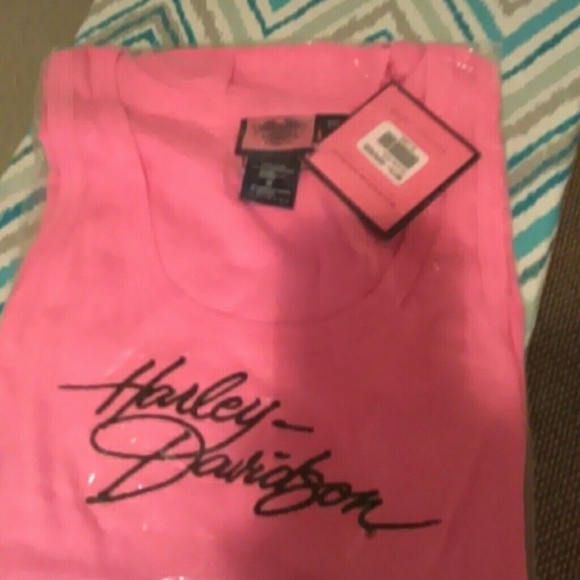 Pink Harley Davidson shirt