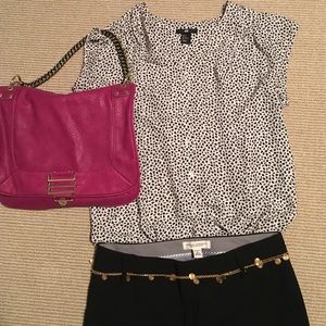 H&M butting down blouse