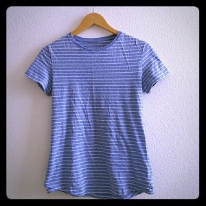 Light blue striped t-shirt