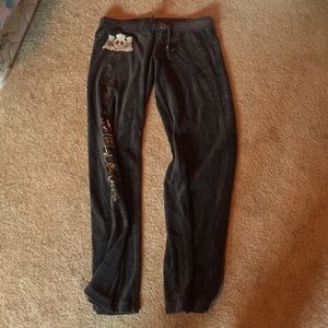 Grey juicy couture velour sweatpants