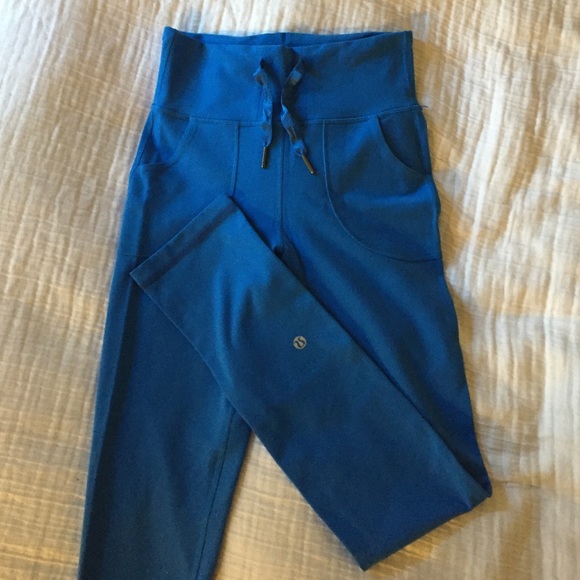 lululemon athletica Pants - Lululemon Blue Skinny Wills