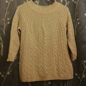 Talbots 3/4 sleeve sweater