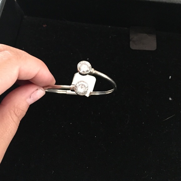 Silpada punctuation cubic zirconia bracelet