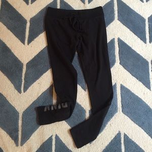 Pink sweatpant leggings XS