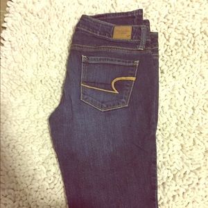 American Eagle skinny jeans dark wash