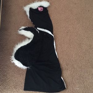 Skunk Halloween costume.