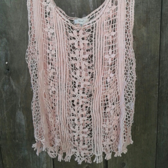 Flower See Through Top - Picture 3 of 3