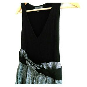 Black and grey dress