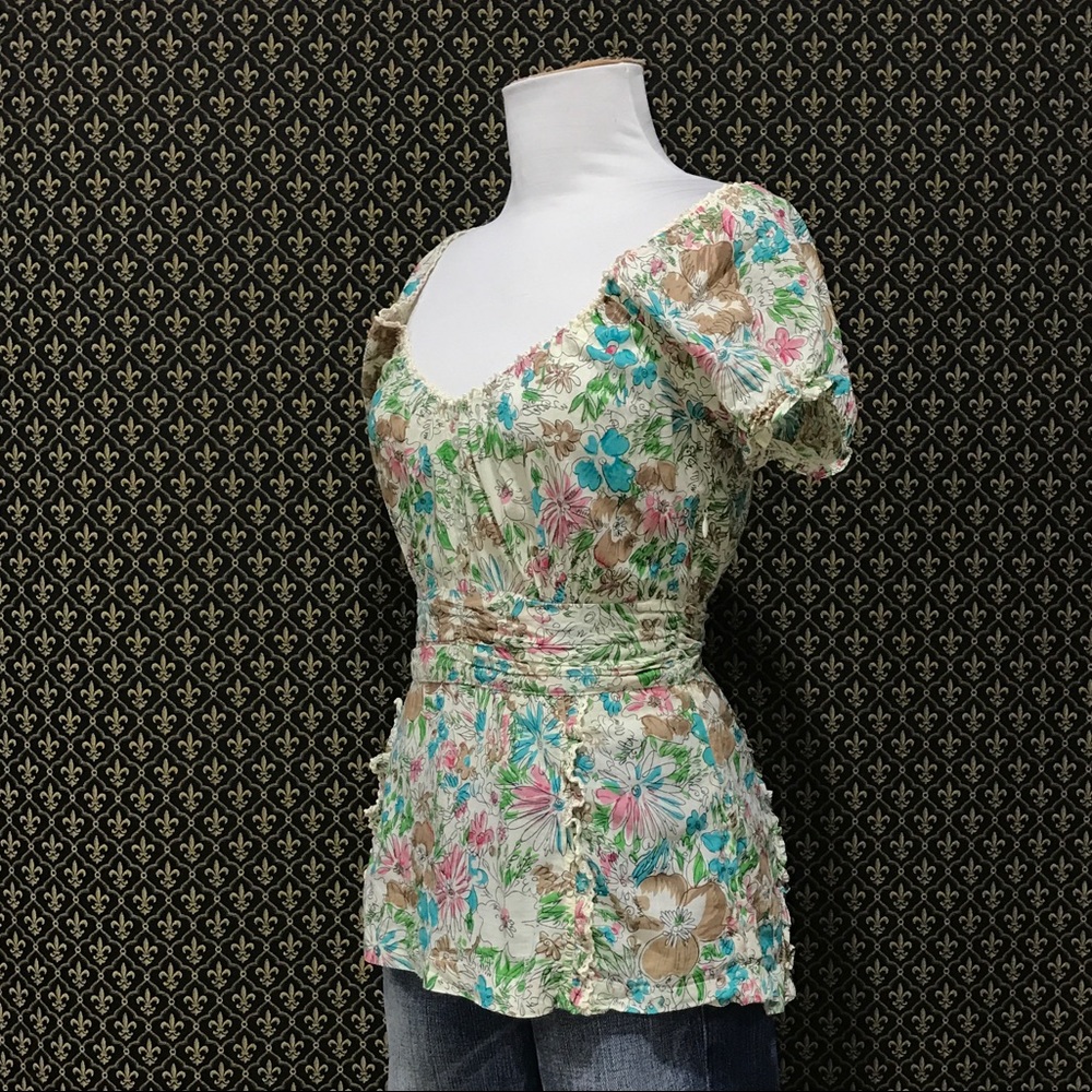 Anthro "Watercolor Tieback" by Viola - Picture 3 of 8