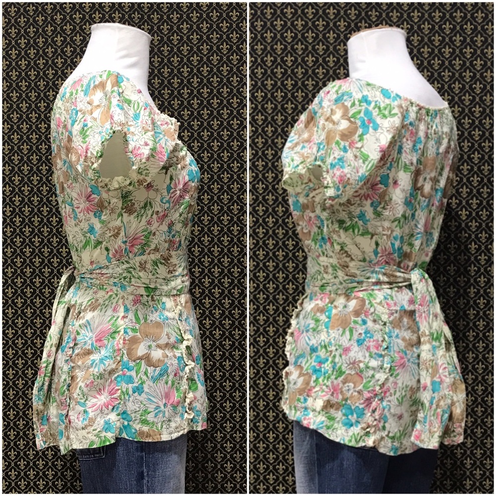 Anthro "Watercolor Tieback" by Viola - Picture 8 of 8