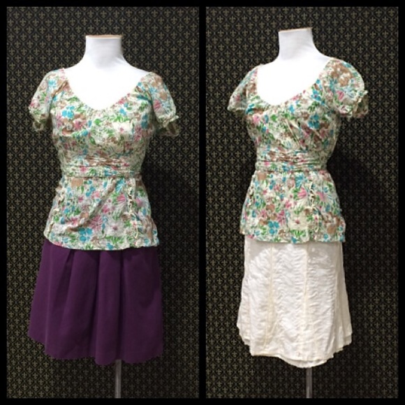 Anthro "Watercolor Tieback" by Viola - Picture 6 of 8