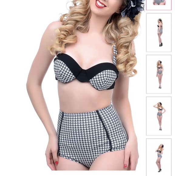 Unique Vintage high waisted swimsuit