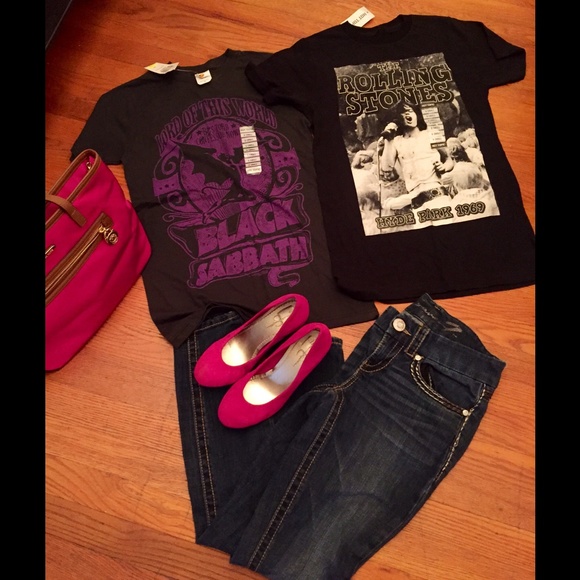 SOLD!  Hot Topic Rock N Roll T-shirt Bundle