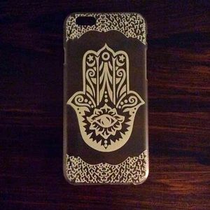 Hamsa Mandala Clear iPhone 6 Case