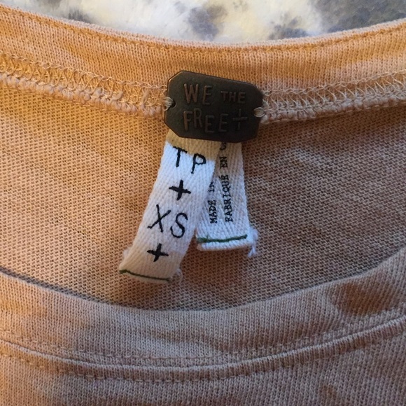 Free people no shoulder tee - Picture 2 of 3