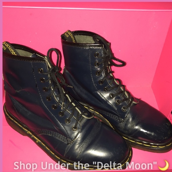 90's Vintage Navy Doc Martens
